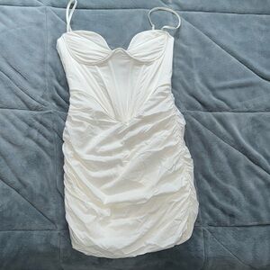 White mini BABYBOO dress- Small